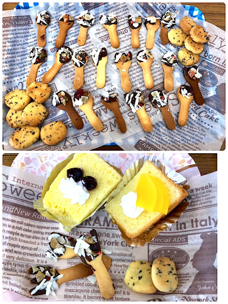 シフォンケーキと米粉クッキー|🍊🍒ユッキー🎂🍞🍲さん