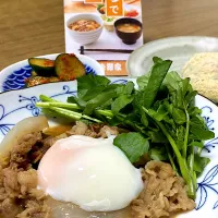 🌸おうちで吉野家＊温玉クレソン🌸|kikiさん