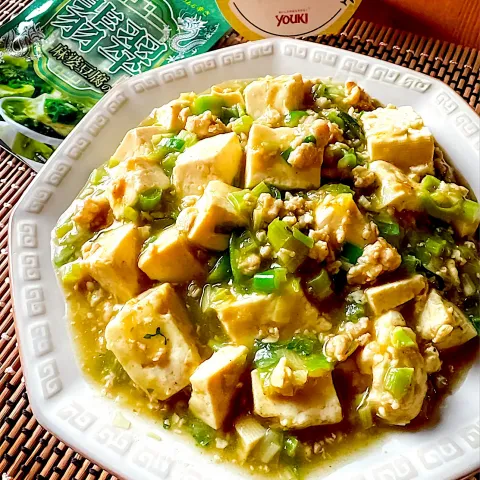 「翡翠麻婆豆腐の素」を使ってみたSnapdishの料理・レシピ写真:🇨🇳翡翠麻婆豆腐🇨🇳