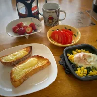 休日の朝食|もえさん