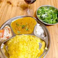 サバと豆のスパイスカレー