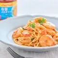 小エビの冷製トマトクリームパスタ