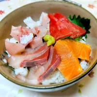 海鮮三食丼|ゆうじ.さん