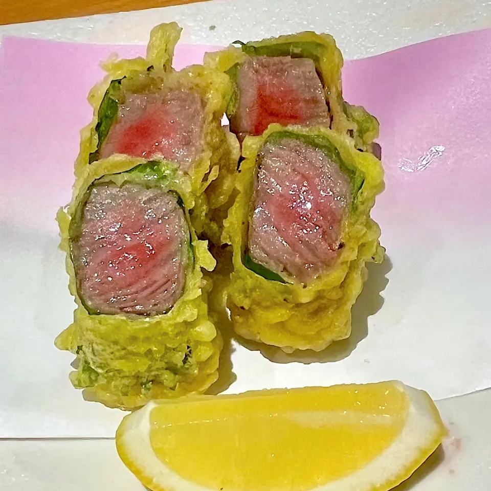 【黒毛和牛】和牛紫蘇揚げ|ゆうじ.さん