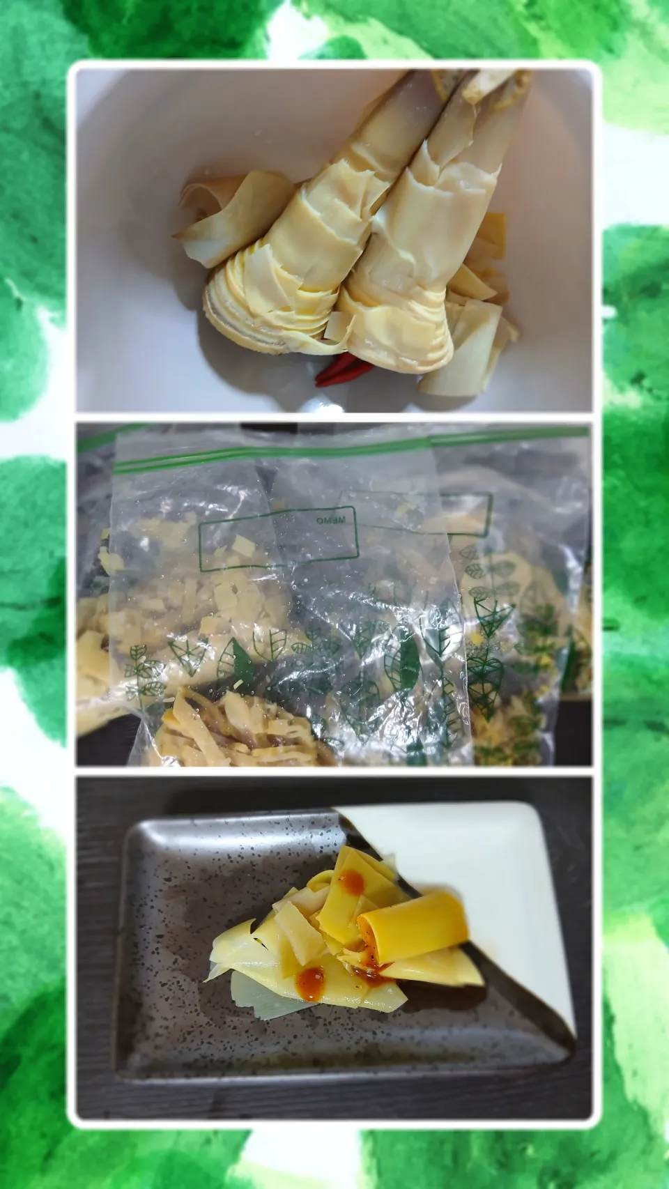 筍下処理完了あーんどあ・じ・み(*´艸｀*)✨|ぽんすけさん