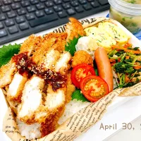 チキンカツ弁当ʚ・▴・ɞ