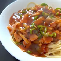 名古屋風あんかけパスタ| ハルさん