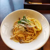 茗荷と大葉としめじのたらこパスタ|YUKI_Jさん
