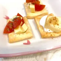 手作りビスケットの一口おつまみ🍷|うーくーちゃんさん