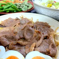 牛肉生姜焼き|minipicnicさん