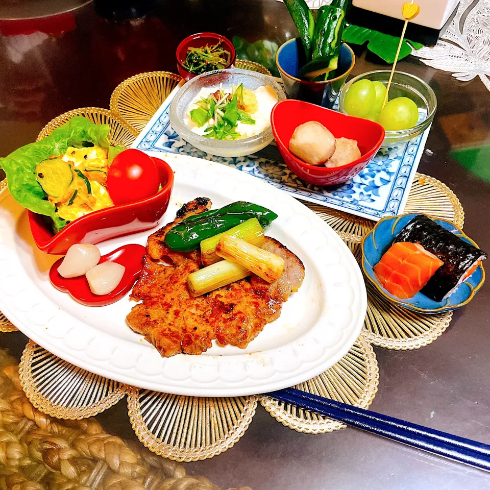 Yummyヤマサ万能クッキングたれガーリック＆ペッパーでトンテキ|Reikoさん