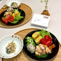 真鯛唐揚げワンプレート、白和え|papinさん