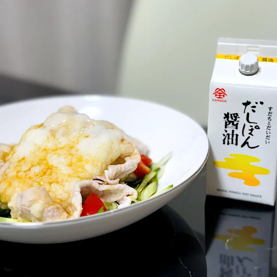 冷しゃぶの長芋とろろ|みずほさん