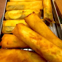 海老と豆腐の春巻、ズッキーニとクリームチーズの春巻|ゆうさん