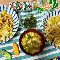 コリアンホットで沖縄焼きそばと塩焼きそば| もーやんさん