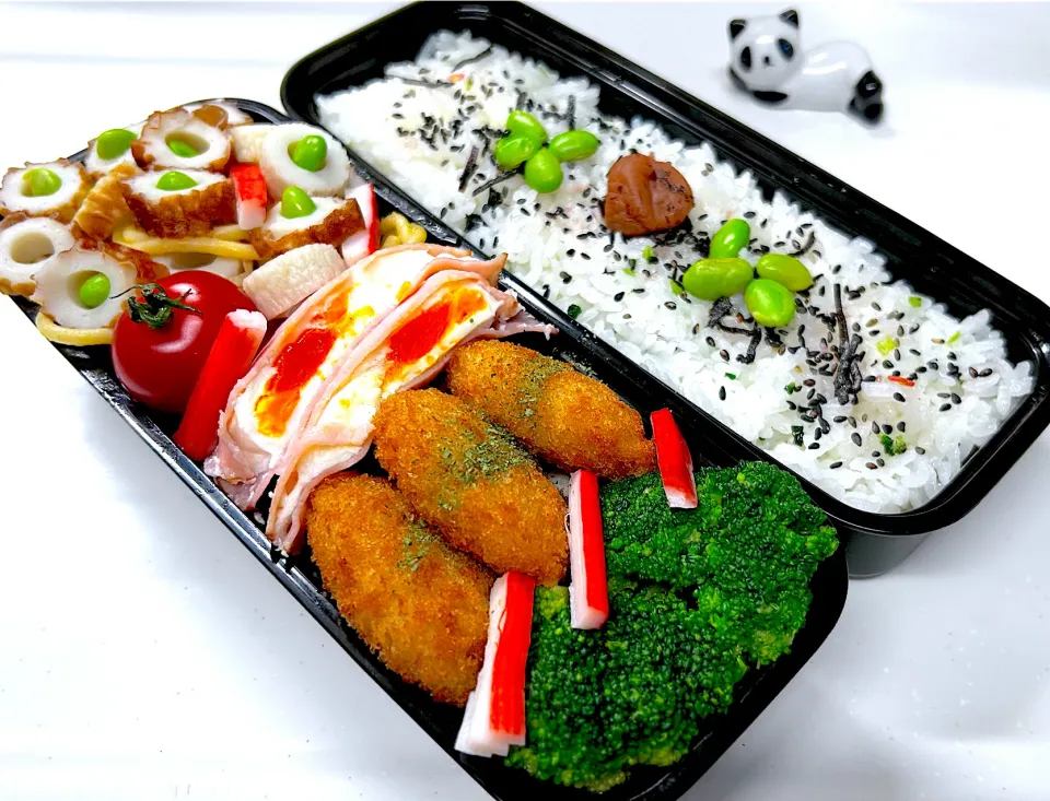 今日の弟のお弁当🍱です|パンダ🐼🐼パンダさん