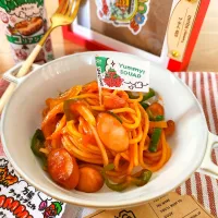 ナポリタンにも❗Yummy!ビーム炸裂❗