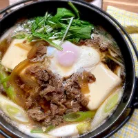 冷凍牛丼で肉豆腐| 真珠きょうだいママさん