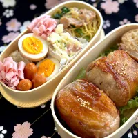 5月1日⚾️肉巻きおにぎり弁当|ponchanさん