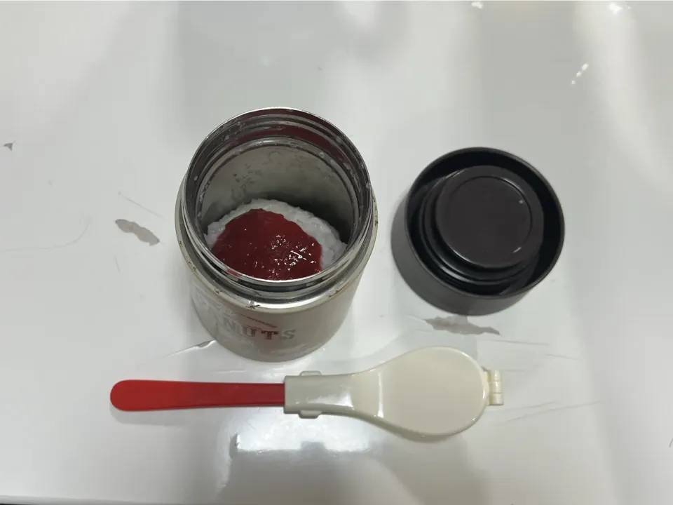 母弁☆お粥弁当。|Saharaさん