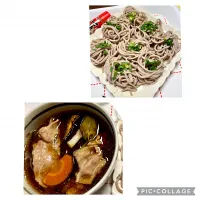 ナスと豚肉のシャブシャブつけソバ|okeiko🎶さん