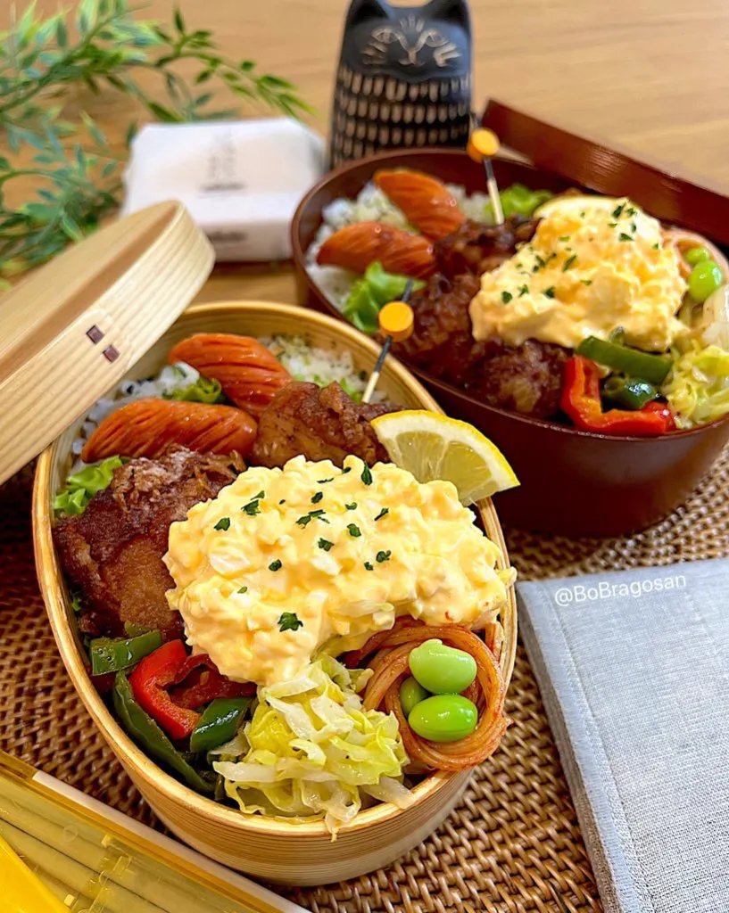 タルタル鳥南蛮弁当🍙|ラゴさん。さん