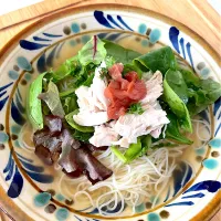 地鶏だし塩スープ素麺|Nagashima  Yukoさん