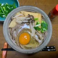 昼食　月見キツネそば|ATさん