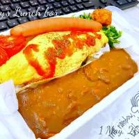 🐣オムカレー🍛弁当|TakeBooさん