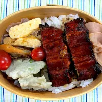うなぎ、玉子焼、焼きホタテ🍱|なお🅿️さん