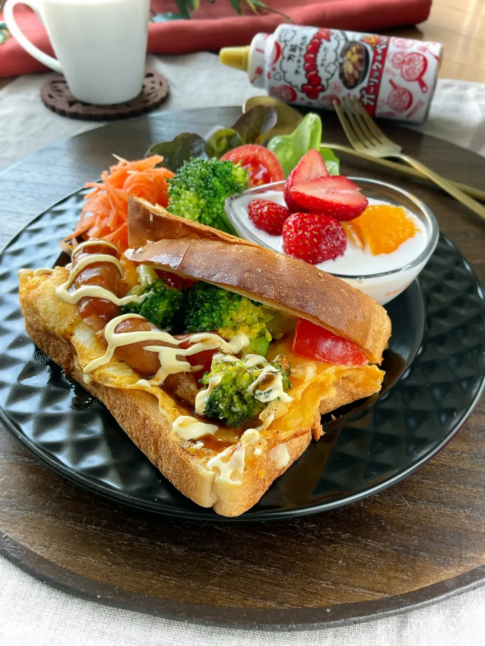 ワンパントースト☆yummy &マヨソース|スイーツポテトさん