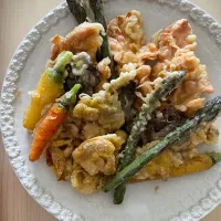 信州きのこと野菜の米粉天ぷら|sonokoさん