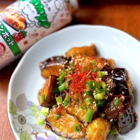 ヤミー！茄子の甘酢炒め🍆 Yummy Fried Eggplant w/ Sweet & Sour Sauce|アッコちゃん✨さん
