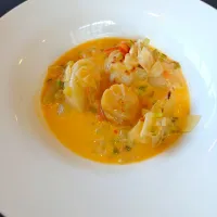 ご褒美ランチ❤️カブとホタテのエチュベ