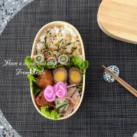 高校生男子お弁当🍱|AKUBI*:ஐ(●˘͈ ᵕ˘͈)さん
