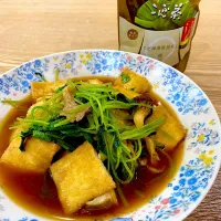 ミツバと平茸の煮浸しわさび風味|しばざきまりさん