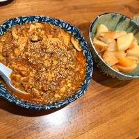 麻婆豆腐　大根さつまあげ煮物|m aさん