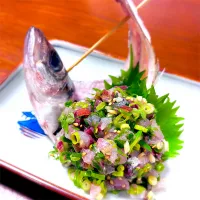 真鯵のたたき