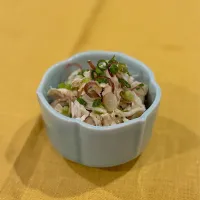 ささみの薬味和え