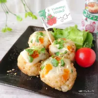 一口サイズの焼きチュモッパ＊チーズかけ| ゆずぽんさん