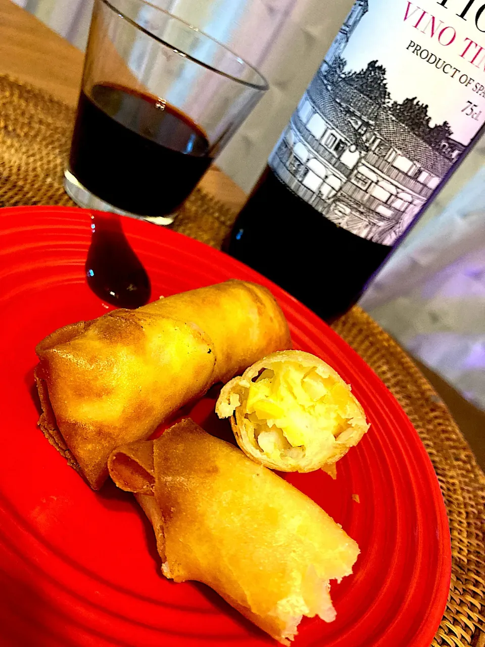 海老と筍の春巻き😋🍷💕✨|アイさん