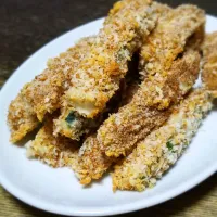 パパ作👨揚げないズッキーニフライ