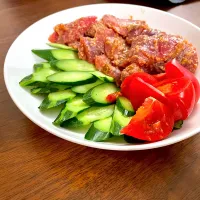 マグロの胡麻醤油漬け|みーぬさん
