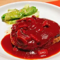 久しぶりのハンバーグ