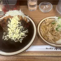 カツカレー&生姜焼き|takashiwagaさん