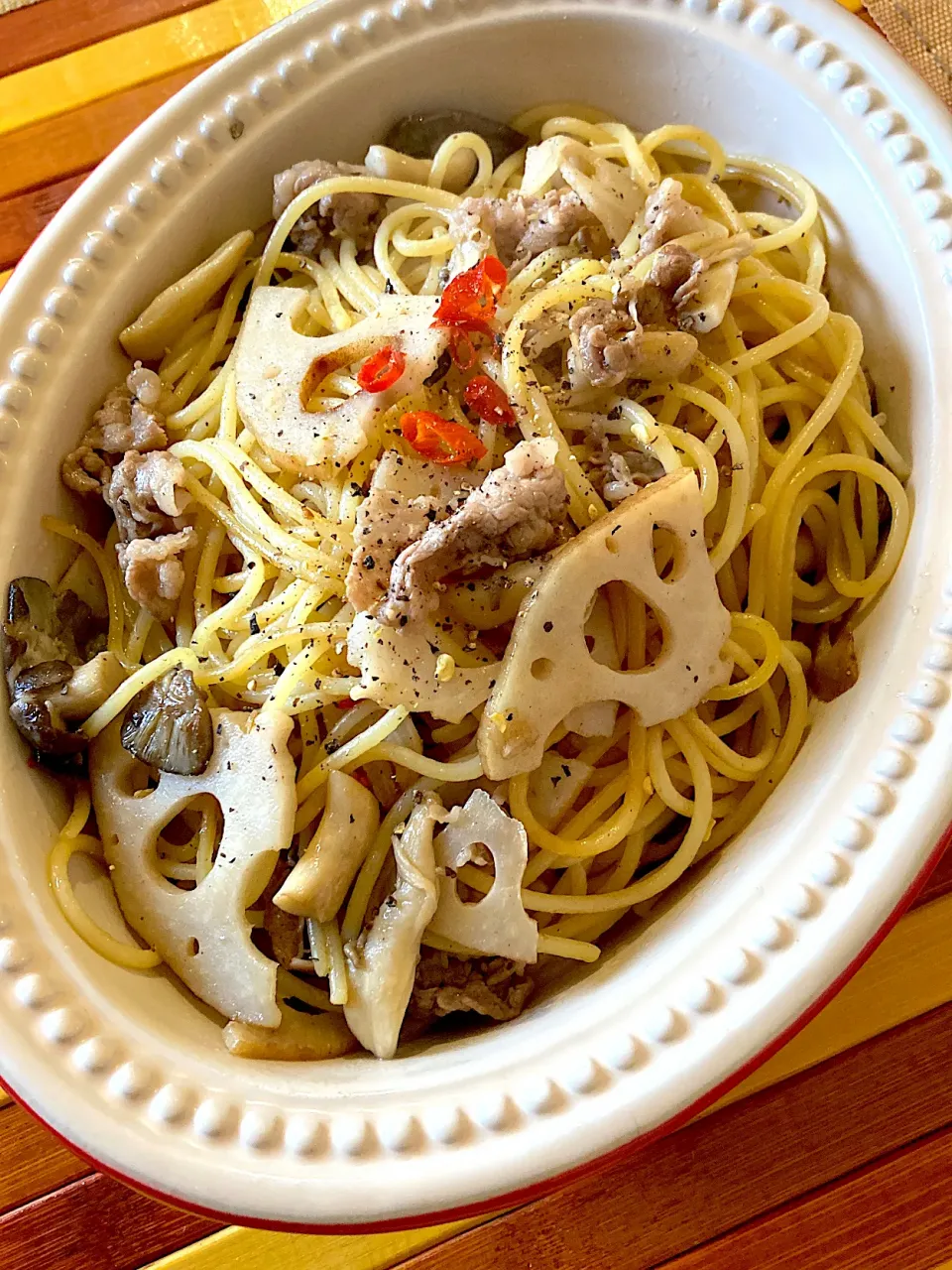 レンコンパスタ🍝|ジュンコ バイヤーさん