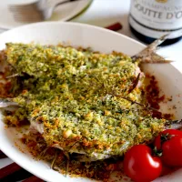 Junさんの料理 アジの香草パン粉焼き
