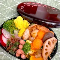 JK弁当🍱カジキ＆えび🍤オリーブ🫒ニンニク味|ティーダさん