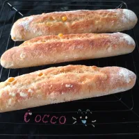 朝日が似合うシリーズ・全粒粉入りコーンのバターフィセル✨| cocco+さん