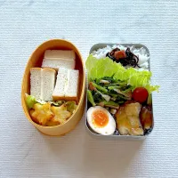 今日のオット弁当と、高３ムスメ弁当。|chi.aさん
